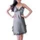 thumbnail image 1 of Gibobby Ropa interior mujer Conjunto de Lencería Sexy para Mujer Sexy Conjunto de Bralette de Encaje Cruzado Conjunto de Brasier y Bragas(Gris, XG), 1 of 3