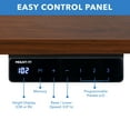thumbnail image 3 of Mount-It! Electric Standing Desk White Frame with Extra-Wide 55" Desktop,  Ergonomic, 3 of 9