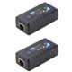 thumbnail image 1 of Extensor POE de 2 puertos y 10/100 Mbps con entrada/salida estándar IEEE 802.3Af para cámara IP. Distancia de transmisión: 120 metros., 1 of 6