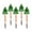 H#Xmas tree, variant on Tyidzon 5 Pack Christmas Solar Lights Outdoor, Christmas Decorations Waterproof LED Garden Stakes with Santa Claus, Reindeer for Pathway Lawn Patio Holiday Decor