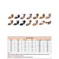 thumbnail image 2 of UKAP Laides Latin Shoe Ankle Strap Sandals Open Toe Dance Shoes Performence Lightweight Dark Brown-7 cm 7.5, 2 of 5