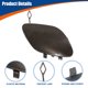 thumbnail image 4 of Cubierta del gancho de remolque del parachoques del lado del pasajero delantero, tapa marrón, compatible con Mercedes-Benz Clase C W205 para línea AMG 2014-2018 No.A2058850724 - Paquete de 1, 4 of 6