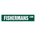 thumbnail image 1 of SignMission SS-FISHERMANS 4 x 18 Po Signe de Rue de Pêcheur, 1 of 1