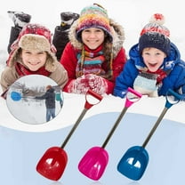ABPWLY Toys Childrens Snow Shovel with Stainless Steel Handle and PP Blade for Winter Play and Beach Use with Bright Colors and Durable Design Outdoor Toys