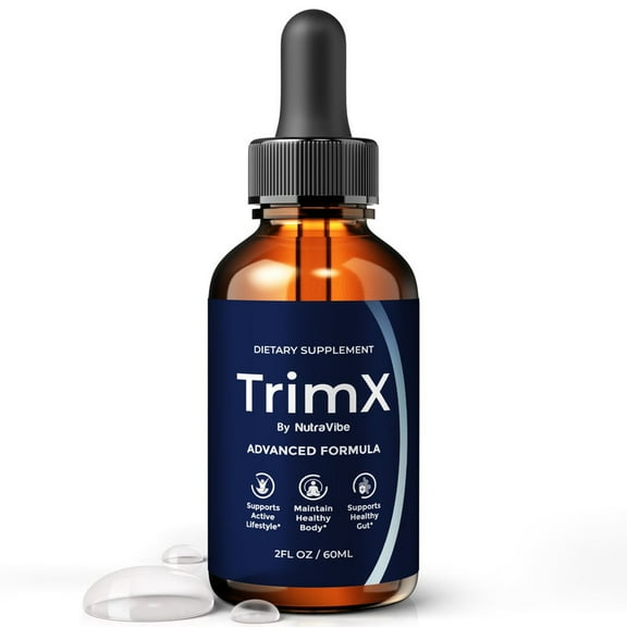 TrimX Drops – Gentle Gut & Digestive Support Formula for Balance & Wellness | Easy-to-Use Liquid for Everyday Use (30 Servings)