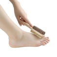 thumbnail image 1 of Funie Pedicure File Hard Skin Removing Wear Resistant Wood Foot Massage Brush for Cuticle, 1 of 7