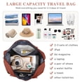 thumbnail image 6 of Gynky Travel Duffle Bag Weekender Bags for Women with Shoe Compartment Carry on Overnight Bag Gym Duffel Bag with Wet Pocket Hospital Bags for Labor and Delivery, 6 of 8