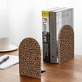 thumbnail image 5 of Picia Leopard Printed Pattern Wood Bookends for Shelves,Non-slip Bookends, Heavy Duty Wooden Bookend Support,1 Pair, 5 of 8