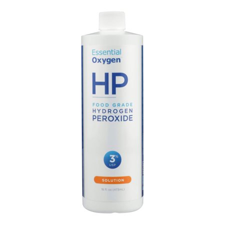 Essential Oxygen Hydrogen Peroxide 3% 16 oz (Pack of 5)