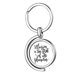 thumbnail image 1 of La ilusión es el primero de todos los placeres. Rotating keychain Metal Keyring Holder, 1 of 2