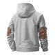 thumbnail image 4 of Ceisia Men's Regular-Fit Stand-Collar Half-Placket Cable-Knit Color-Blocked Sweatshirt Gift, 4 of 9