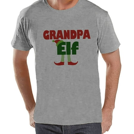 - Custom Party Shop Mens Grandpa Elf Christmas T-shirt - Small