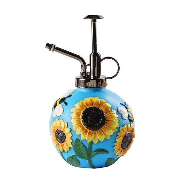 WiMiFar Sunflower Spray Can Resin - Handheld Garden Watering Tool for Home, Outdoor Plants & Mini Yards