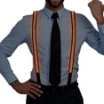 thumbnail image 1 of LINLIN LED Suspenders,Back Suspenders LED Light Suspenders Neon Stripe Light Up LED Suspenders Y Shape Suspenders Battery, 1 of 5