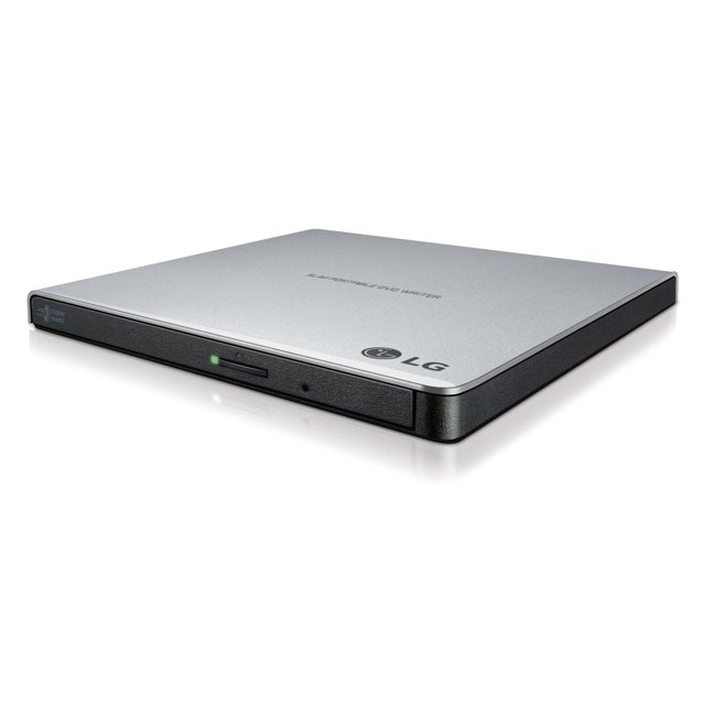 Unidad óptica externa DVD-RAM LG GP65NS78 color plata