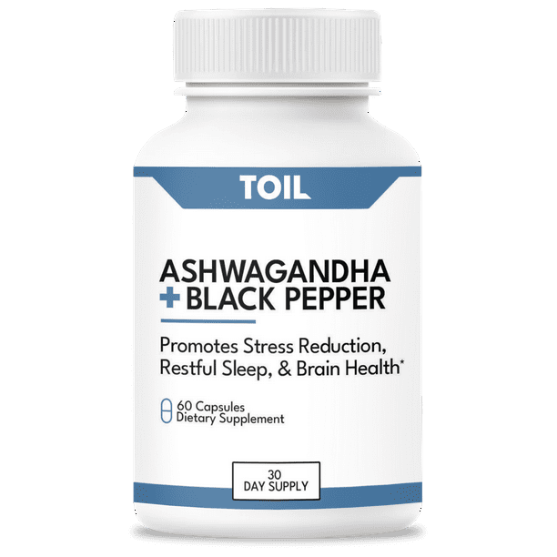 Ashwagandha & Black Pepper Promotes Stress Reduction, Restful Sleep