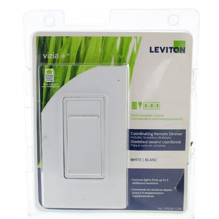 Coordinating Remote - Leviton Coordinating Vizia+ Remote Switch Light Dimmer White VP00R-C0W