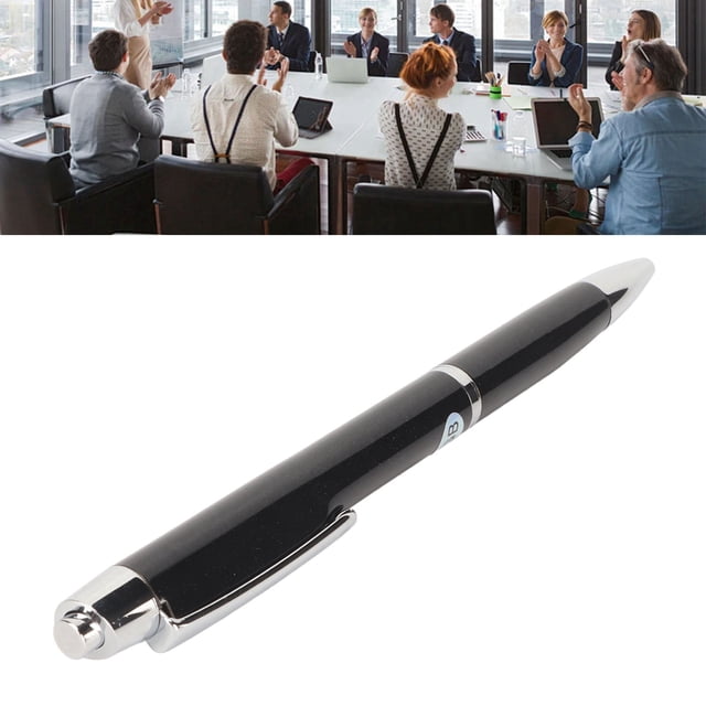 Pluma Grabadora De Voz Digital, Pluma Grabadora Activada Por Voz Reducción De Ruido aleación De Cobre Grabación De Voz A Texto Con Un Botón Para Conferencias