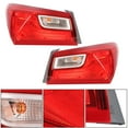 thumbnail image 3 of Replacement For 2016-2020 Chevy Malibu Brake Rear Tail Light Lamps Driver and Passenger Side Outer Non-LED, 3 of 6
