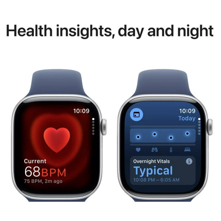 Restored Apple Watch Series 10 GPS 46MM Silver Aluminium Case with 