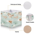 thumbnail image 3 of Foldable Fabric Storage Bin Home Cubes Clothing Organizer Bins Large Collapsible Box Basket for Home Organizer Cute Airplanes, 3 of 8