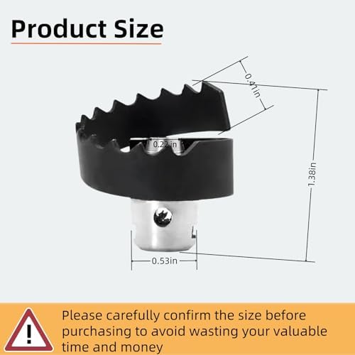 Spiralschneider 5,1 Cm – Für Ridgid K-50/K-400, Ersatz Für T-209, Wurzelfräser