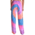 thumbnail image 3 of Just Love Ladies Printed Jersey Jogger Pant (Tie Dye Colorful Swirl, X-Small), 3 of 3