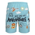 thumbnail image 6 of Naloa Let's Go on an Adventure Men's Beach Shorts, Surfing shorts, Swim trunks, Quick Dry Swim Trunks for Surfing Beach Fun - X-Large, 6 of 9