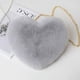 thumbnail image 1 of Bolso de amor para San Valentín, bolso de peluche con forma de corazón, bolso cruzado para mujer, bolso pequeño con forma de corazón de melocotón para mujer, 1 of 6