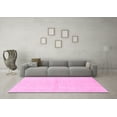 thumbnail image 3 of Ahgly Company Indoor Rectangle Solid Pink Modern Area Rugs, 5' x 7', 3 of 4