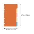 thumbnail image 2 of EeaseCA 30 Pcs Recharges Durables de Pages de Remplacement de Cartable à Feuilles Mobiles Colorées (Couleur Assortie), 2 of 4