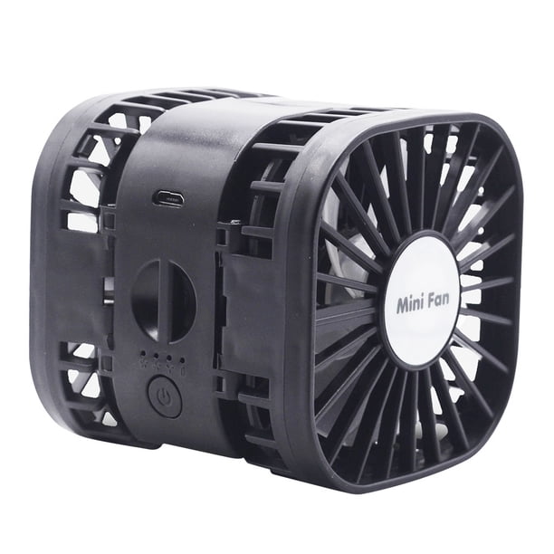 Ventilador eléctrico de dos cabezas Ventilador ajustable de escritorio portátil plegable portátil de verano con 3 engranajes de viento Advancent HA6978-02B