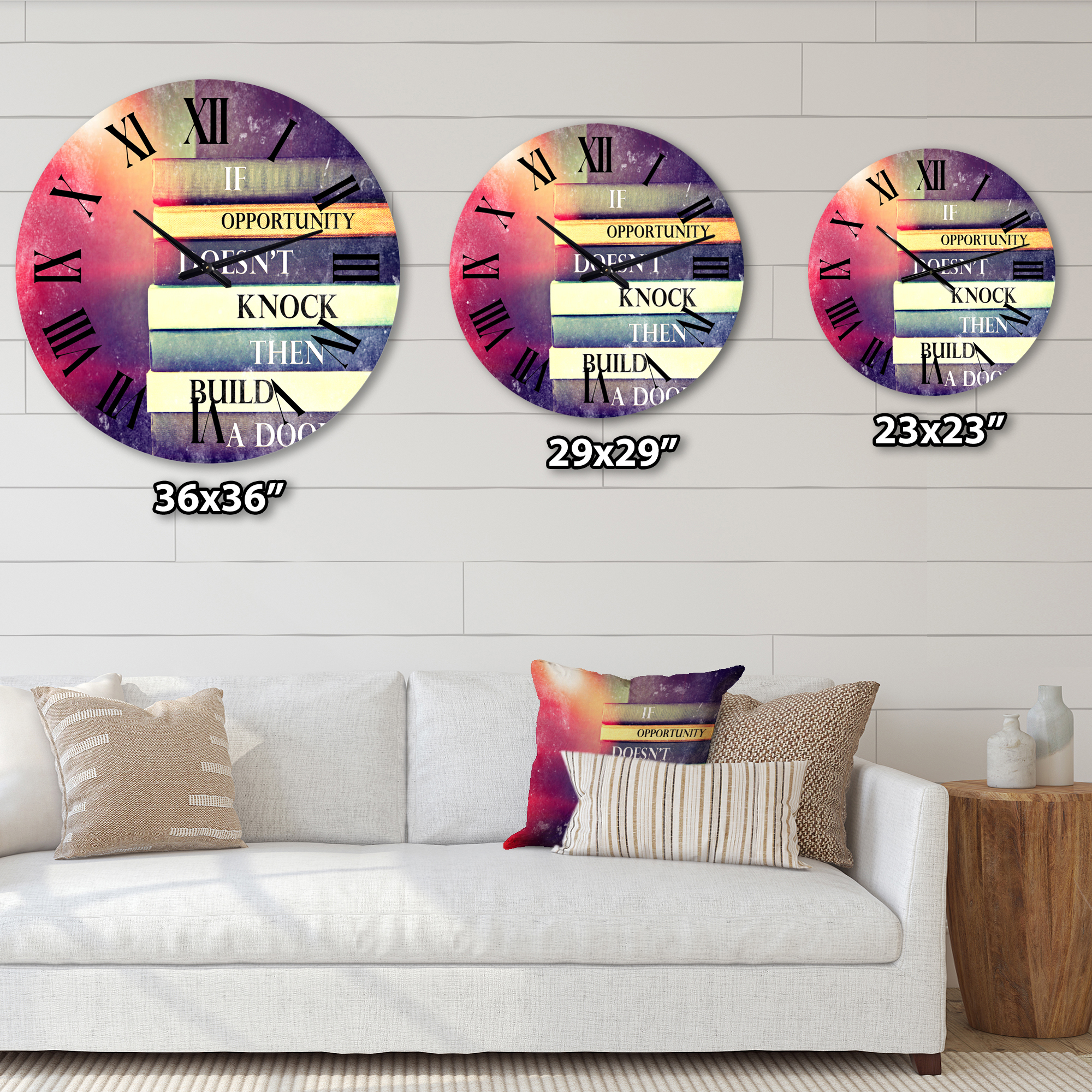 Designart 1 in Traditional Wall Clock