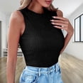 thumbnail image 3 of Mittory Tank Tops for Women Summer Sleeveless Racerback Casual Basic Ribbed Slim Fitted Shirts, 3 of 6