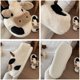 thumbnail image 2 of Estilo de medio tacón blanco/05 kg 40-41 Zapatillas de algodón de vaca suaves y lindas moda para estudiantes de estilo coreano zapatos peludos cálidos para el hogar ANGGREK  Otros, 2 of 8