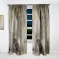 thumbnail image 2 of Designart 'Abstract Glam Gold Desert Neutral I' Modern Curtain Panel, 2 of 5