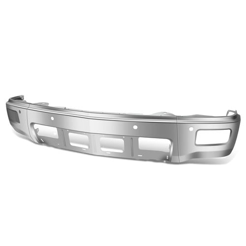 Fit 14-15 Chevrolet Silverado 1500 Chrome Front Bumper Face Bar w/Foglight Holes
