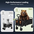 thumbnail image 4 of Life Plegable Utility cm de Anchoagon con All-Terrain Ruedas cm de Profundidadrink cm de Alturaolders Ajustable cm de Alturaandle 380LBS Capacity Portátil para Shopping Camping y Garden Use, 4 of 7