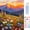 Sunset, variant on BYGFHLYW Paint by Numbers Kit for Adults, Sunset Mountain Wildflower Landscape, 20 x 16 Inch, Scenery Home Wall Decor Gift