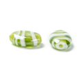 thumbnail image 3 of Handmade Lampwork Beads Pearlized Oval Mixed color 18x14x8mm Hole: 2mm 200pcs, 3 of 7