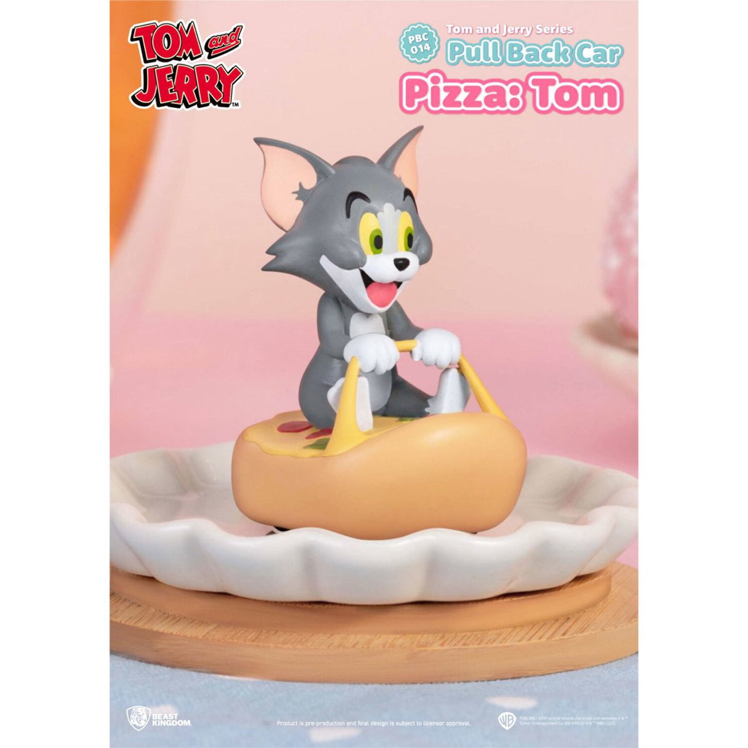 Tom and Jerry Series Pull Back Car Blind box Set(6pcs)(Pull Back Car)