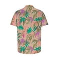 thumbnail image 5 of ZCFZJW Men's Hawaiian Shirt Big and Tall Regular Fit Casual Short Sleeve Floral Button Down Graphic T-Shirts Tropical Holiday Beach Vacation Tees Tops Multicolor#02 M, 5 of 7