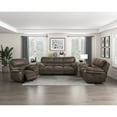 thumbnail image 5 of Lexicon Proctor Microfiber Manual Double Reclining Love Seat  in Brown, 5 of 8
