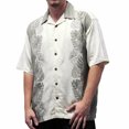thumbnail image 3 of Irvine Park Men's Silk Shirt in a Jacquard Pattern, 3 of 3
