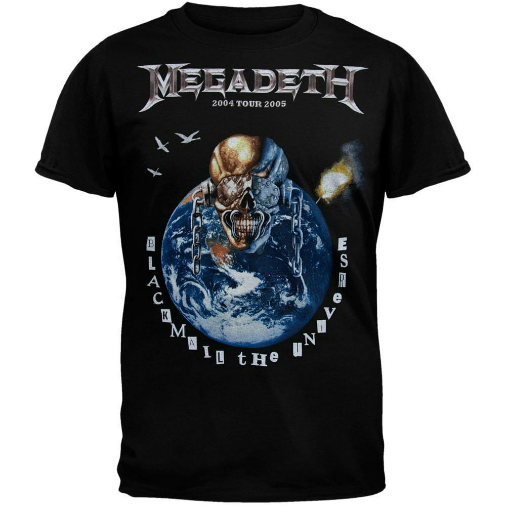 megadeth tour shirts