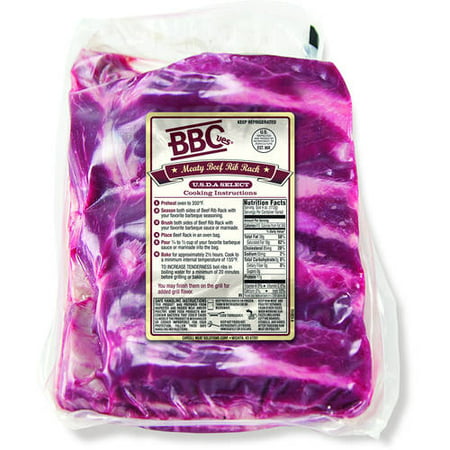 Beef Chuck Riblet Rack, 1.75-3.0 lbs - Walmart.com