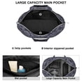 thumbnail image 2 of Flower Women's Large Weekend Travel Bag Moving Canvas Handbag Thick Double Layer Beach Weekend Travel Unisex Hospital Maternity Delivery with Toiletry Waterproof, 2 of 5