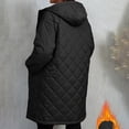 thumbnail image 6 of Luvrsol Women's Plus Size Hooded Long Puffer Coat Loose Padded Winter Jacket Casual Warm Outerwear, Black XL-5XL, 6 of 9