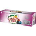 thumbnail image 4 of Canada Dry Caffeine Free Triple Berry Sparkling Seltzer Water, 12 fl oz, 12 Pack Cans, 4 of 7
