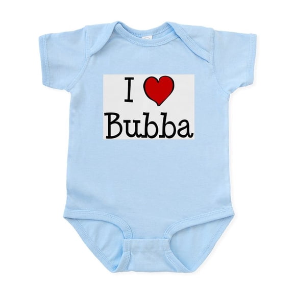 CafePress - I Love Bubba Infant Bodysuit - Baby Light Bodysuit, Size Newborn - 24 Months
